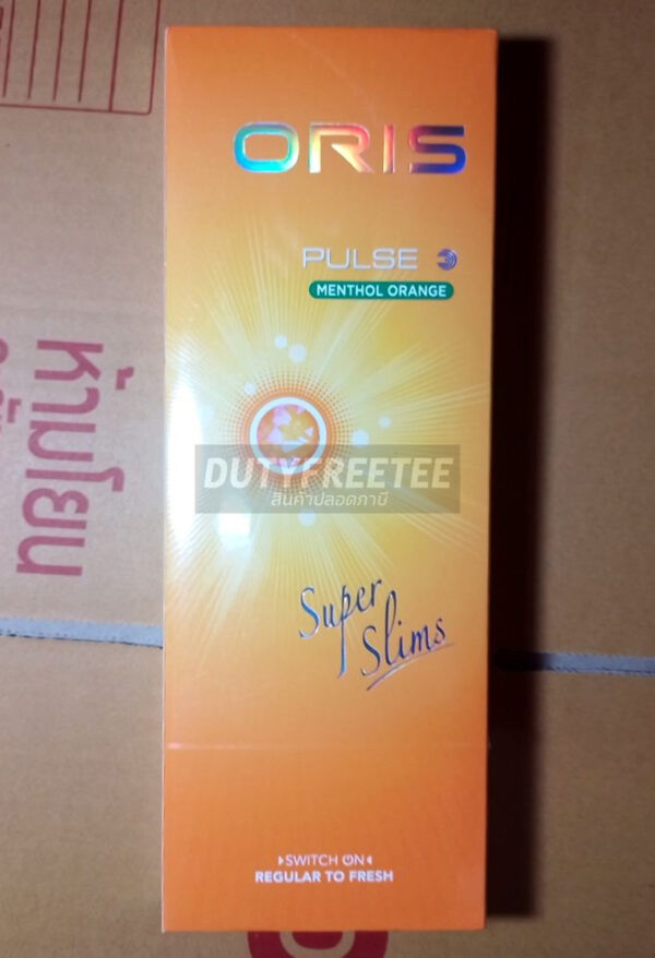 Oris Pulse Menthol Orange Super Slims 1 เม็ดบีบ